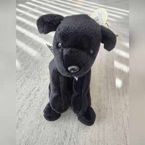 Vintage 1999 TY Beanie Baby Luke The Puppy With Hologram Tush Tag